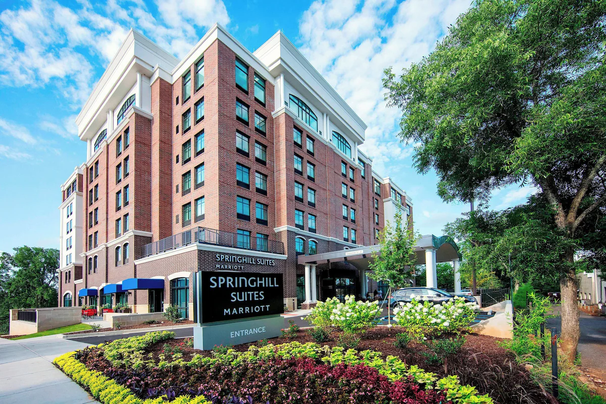 Exterior of SpringHill Suites by Marriott Athens Downtown University Area in Athens, Georgia